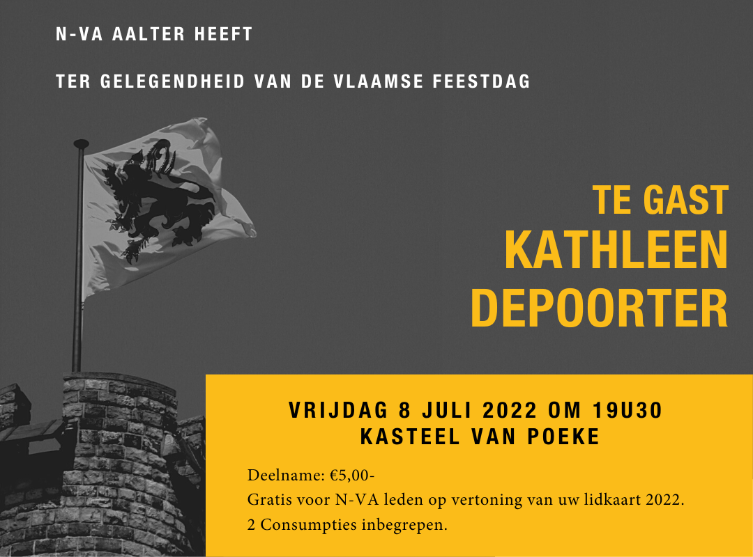 NVA heeft te gast Kathleen Depoorter NVA Aalter